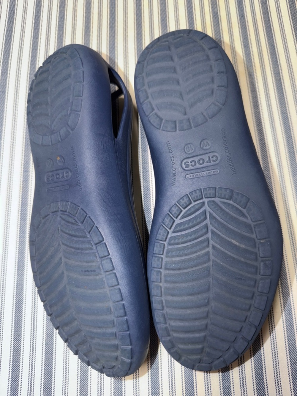 CROCS Navy Blue Ballet Flats - Picture 4 of 7